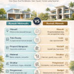 Rumah Minimalis vs Rumah Mewah: Perbedaan Konsep & Perencanaannya